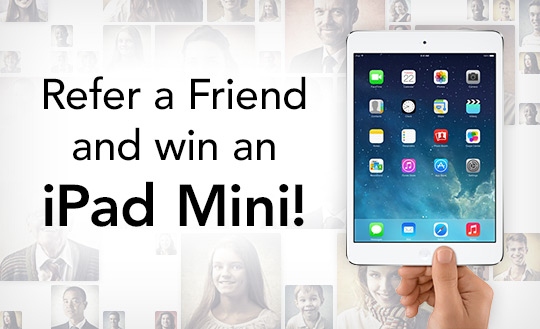 ipad mini referral contest reward