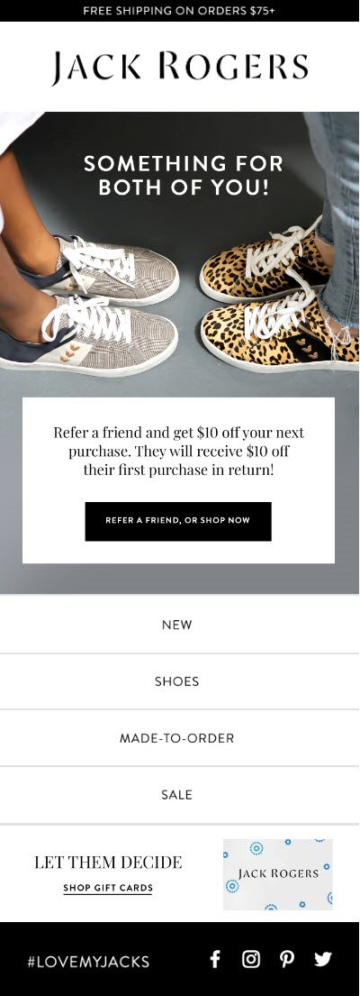 Jack Rogers referral email