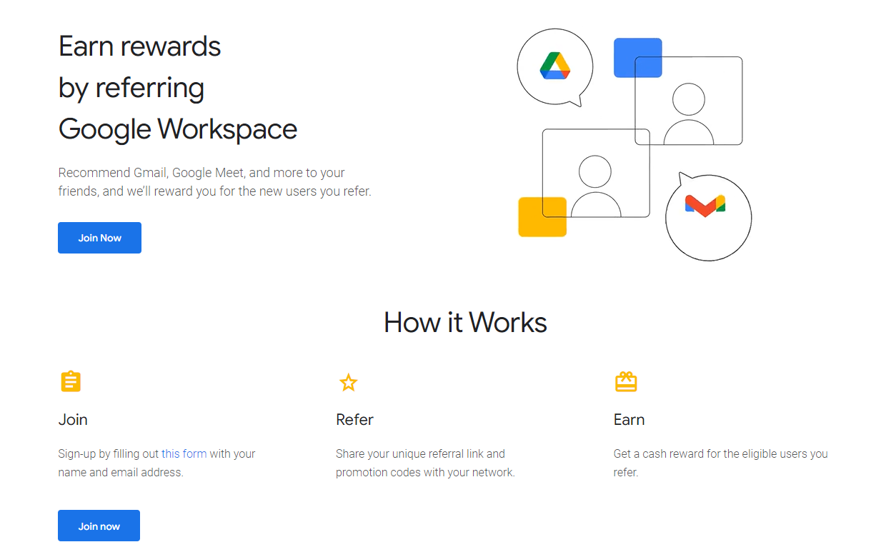 google workspace referral program example