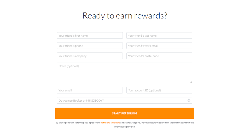example rewards program