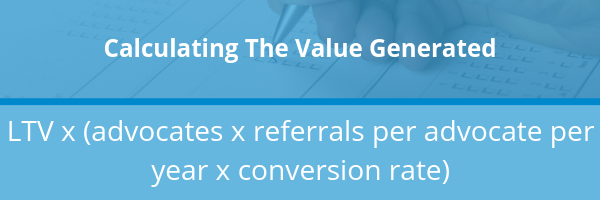 calculating the value generated for your referral program formula